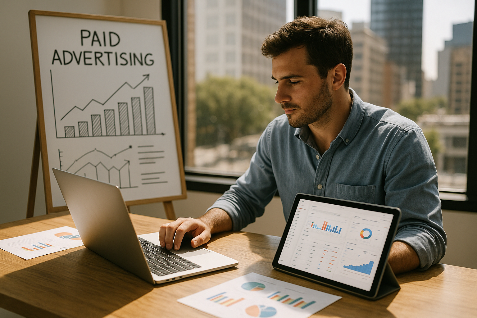 Paid advertising google facebook social media viral organic local af marketing